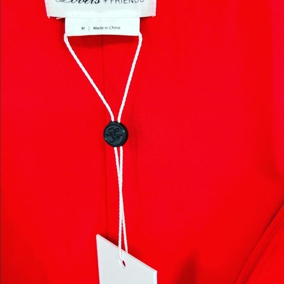 Revolve Lovers + Friends Ella Dress in Red Size Medium NWT - Picture 3 of 7